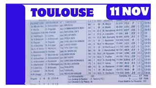 PROGRAMME QUINTÉ DEMAIN LUNDI 11112024 A TOULOUSE🔥✍️💯🥇 [upl. by Tnairb]