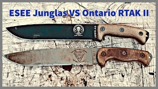 ESEE Junglas VS Ontario RTAK II [upl. by Lenrad545]