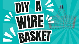 Let Create 2 inexpensive Wire Gift baskets Ideas with Dollar tree item in 5 min giftideas diy [upl. by Screens]