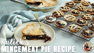 Kulicks Mincemeat Pie Recipe StepbyStep  Kulicks Pie Recipes [upl. by Trilbee]