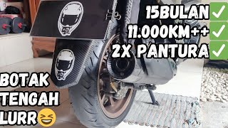 REVIEW BAN FDR SPORT XR EVO SETELAH 11RB KM DI HONDA PCX 150 K97 LOKAL [upl. by Snowber]