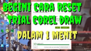 Cara Perpanjang MasaTrialCorel draw expiredTanpa Crack Tanpa Instal Ulang [upl. by Cinelli]