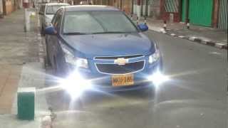 Luces HID exploradoras chevrolet Cruze [upl. by Mallina362]