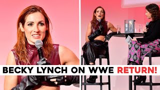 BECKY LYNCH BREAKS SILENCE ON WWE RETURN [upl. by Blount]