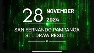 3rd Draw STL Pampanga November 28 2024 Thursday [upl. by Ikkim]