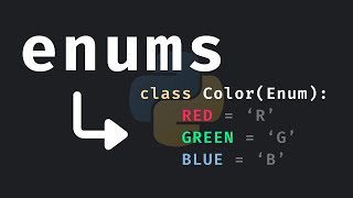 Enums Explained In Under 12 Minutes In Python [upl. by Siocnarf]