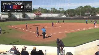 Flagler Softball vs Catawba 222024 [upl. by Oirad]