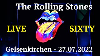 The Rolling Stones LIVE  SIXTY Tour  Full Concert  Gelsenkirchen 27072022 [upl. by Richardo764]