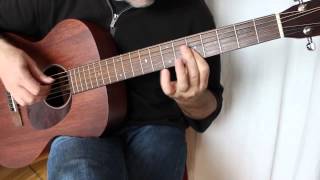 Raindrops keep falling on my head  Fingerstyle Guitar  Sigma 000M15 [upl. by Eiffe]