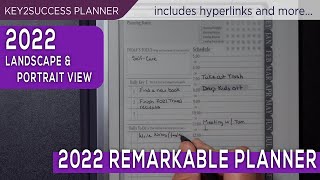 2022 ReMarkable Digital Planner [upl. by Adnuhsar267]