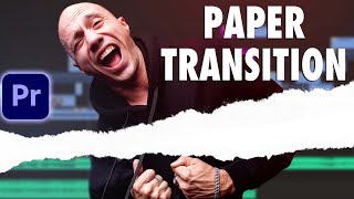 PAPER TRANSITION su Premiere Pro  Ep 00 [upl. by Balcke880]