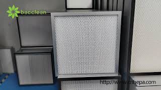 hepa filter miniplea hepa filter hepa air filter [upl. by Anasor]