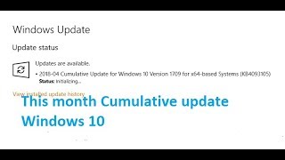 Cumulative update for windows 10 version 1709 for x64 based systems KB4093105 [upl. by Arza359]