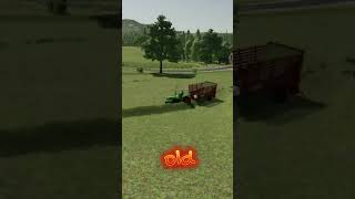 old vs new ladewagen 1 ls22 fs22 landwirtschaft landwirtschaftssimulator22 farming old new [upl. by Ahtnamys]