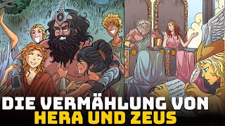 Die Vermählung von Hera und Zeus  Griechische Mythologie  Animierte Version [upl. by Noet]