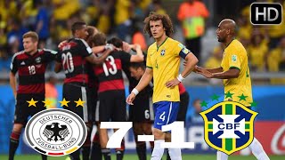 Germany vs Brazil 71 All Goals amp Highlights 08072010 Semifinal World Cup 2014 HD [upl. by Alyled]