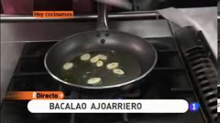 Receta de Bacalao al ajo arriero ED [upl. by Acsot]