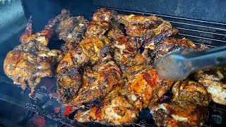 How To Make The Best Oven Baked BBQ Jamaican jerk Chicken Fast Easy And Simple💕 Easy For Beginners🤔 [upl. by Gay]