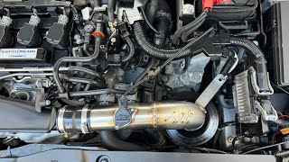 Installing MAPerformance Cold Air Intake in my 2018 Honda Civic Si Coupe  10th Gen Civic Si [upl. by Fachan]