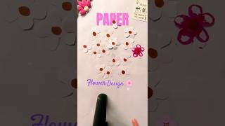 Paper flower design🌸viralvideo art trending painting drawing drawing drawing diy papercraft [upl. by Egap]