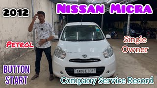 ❌SOLD❌ 2012 Nissan MICRA XV Single Owner Petrol mncars mncarspudukkottai usedcars lowbudgetcar [upl. by Polash]