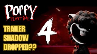 POPPY PLAYTIME CHAPTER 4 TRAILER SHADOW DROPPED How this could affect PROJECT PLAYTIME and more [upl. by Anahpos]