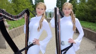 STAR WARS Medley  Harp Twins [upl. by Muffin]