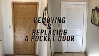 How To Remove And Replace An Existing Pocket Door [upl. by Aiak]