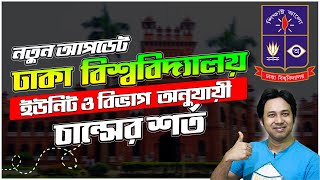 ঢাকা বিশ্ববিদ্যালয় ভর্তি ২০২৪  চান্সের শর্ত  DU Admission 2024  DU Circular 2024 Update [upl. by Enytnoel161]