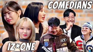 izone roasting this comedians on their own show [upl. by Cappello]