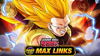 HES TERRIBLE CHAT LEVEL 10 LINKS 100 EZA AGL SSJ3 XENO GOTENKS DBZ Dokkan Battle [upl. by Santana772]