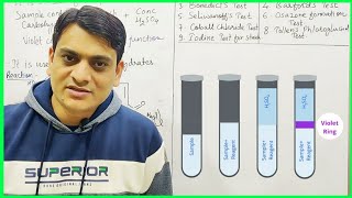 Part 1 Molisch Test with Reactions  Test for Carbohydrates [upl. by Etnomaj]