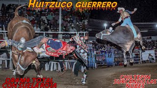 JARIPEO CON CAUSA DR4M4 Y ESPECTÁCULO SUELA ROJA Y CHILTEPIN CONQUISTANDO AL PÚBLICO DE HUITZUCO [upl. by Leonardo]