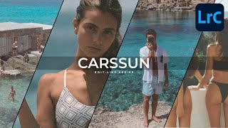 How To Edit Like CARSSUN Film Look  Lightroom Classic Tutorial Free Presets [upl. by Elleunamme]