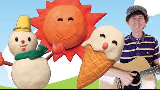 Seasons Song for Children  Learn Four Seasons  Preschool Kindergarten Learn English [upl. by Annavoeg]