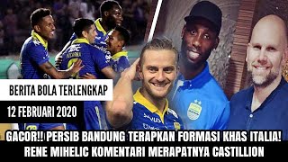 🔥🔥GACOR Persib Bandung Terapkan Formasi Khas Italia🔴Rene Mihelic Komentari Kang Lion [upl. by Pember402]