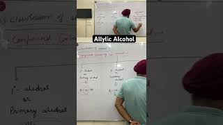 Allylic alcohol chemistry neet science education brainchemistry chemistrybook [upl. by Sawyer]