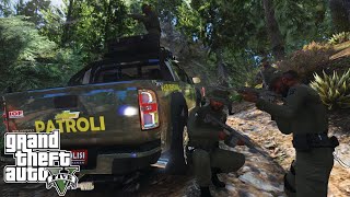 Patroli POLHUT Dihadang KKB Ditengah Hutan  GTA 5 Mod Polisi Indonesia [upl. by Rodolph558]