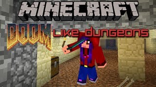 Minecraft Doomlike Dungeons Mod Review [upl. by Anirahtak]