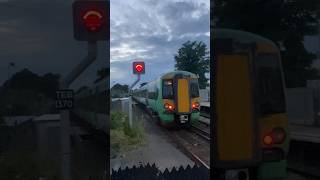 Class 377148 and 377418 depart Polegate [upl. by Hardunn]