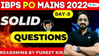 IBPS PO Mains 2022  Mains Level Puzzle  Reasoning  Day 3  Puneet Kumar Sharma [upl. by Aneem]