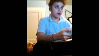 Kid gets mad at xbox and breaks microphone [upl. by Hebrew146]