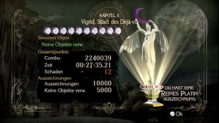 Bayonetta  Chapter II Vigrid City of Deja Vu Infinite Climax Mode Pure Platinum [upl. by Dessma]