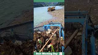 Best working day 1151 The process of clearing water from debris using a garbage disposal machine [upl. by Nahtaoj]