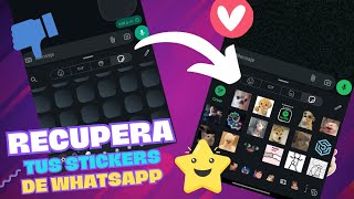 Recuperación de stickers de WhatsApp que no aparecen [upl. by Jay]