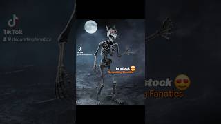 Spirit Halloween 2024  INSTOCK 10ft Skeleton Werewolf Skeleton Wolf Decoration Prop halloween2024 [upl. by Ahsap]