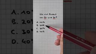 Was ist die Lösung 🤔 Und wie würdest du das rechnen 👀 prozente mathe rätsel [upl. by Camilla]