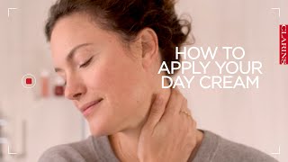 How to apply your daynight cream  Clarins [upl. by Philomena314]