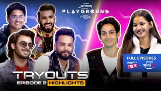 Playground 3 Tryouts  EP 2 Highlights  CarryMinati amp Techno Gamerz  All Eps Live on Amazon miniTV [upl. by Arlee]