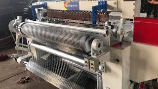 Welded wire mesh roll machine [upl. by Neomah]